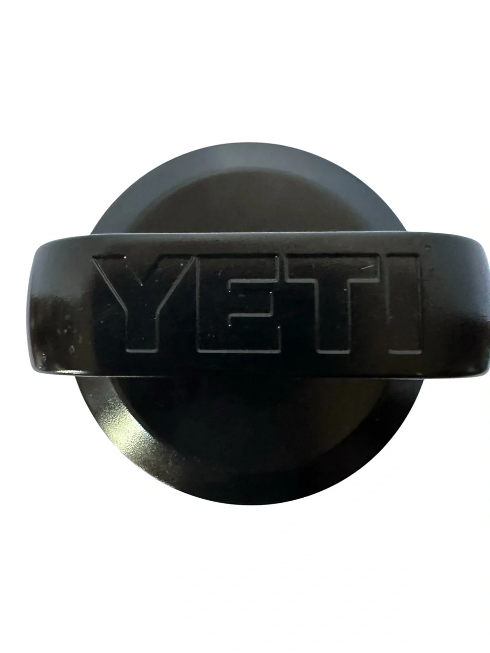 Yeti Rambler Bottle Chug Burgundy Bottle with Black Handle and Stainless Accents - Picture 4 of 7